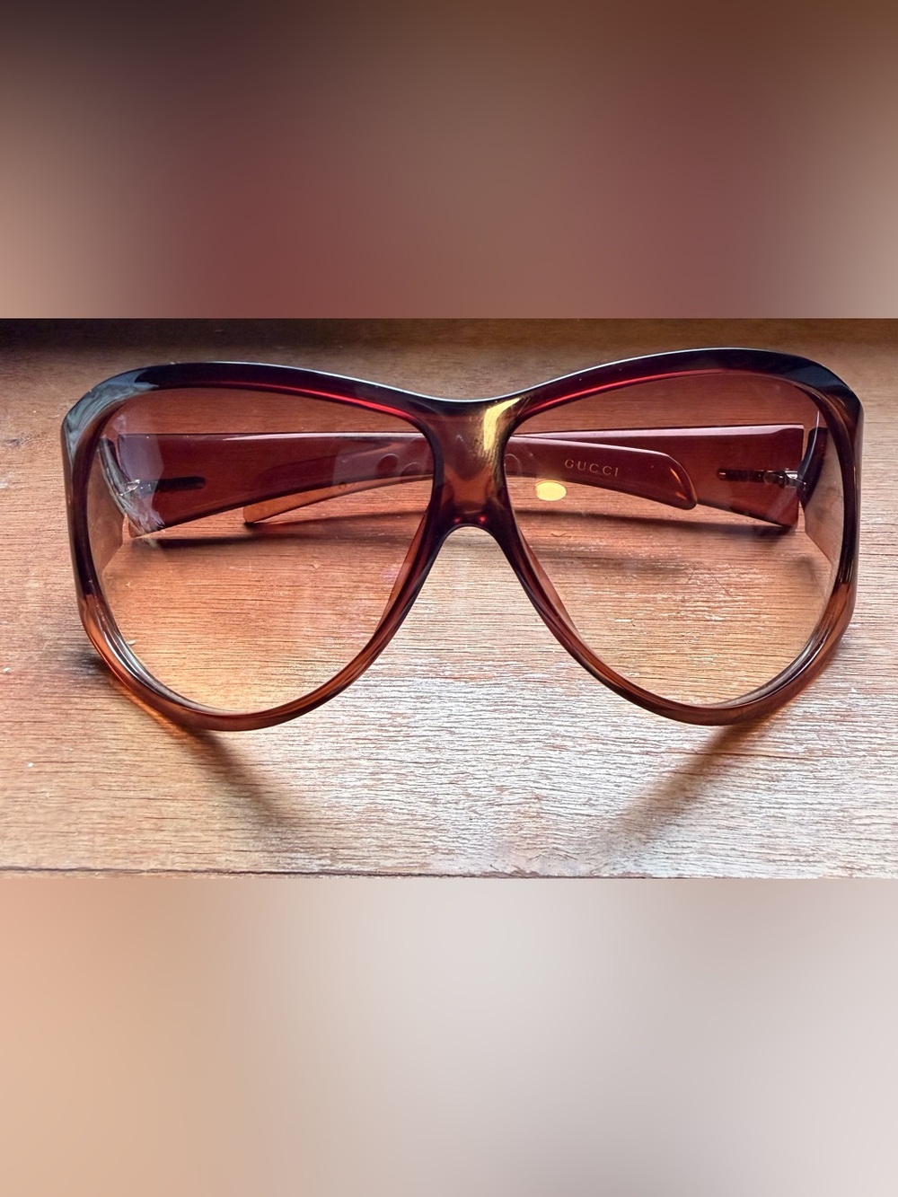 Gucci Y2K Gradient Brown Sunglasses
